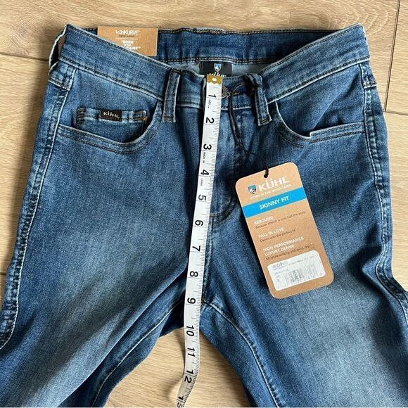 KUHL 9” Kontour Flex Denim Skinny in Vintage Blue Women’s Size 2 NWT - Picture 10 of 13